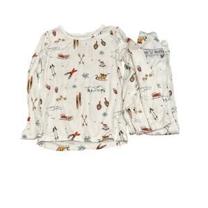 Bellabu Bear Unisex Vintage Holiday Kids Pajamas Size 3T